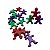 Bonecos Equilibristas Coloridos para Coordenação Motora e Equilíbrio - Alternativa 3D - Imagem 3