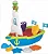 Mega Barco de Praia com 2 Bonecos e 8 Peças - MercoToys - Imagem 1