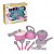 Jogo de Panelinhas Baby Gourmet Rosa com 9 Peças - MercoToys - Imagem 1