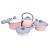Kit Panelas Baby Gourmet Brincando de Casinha 4 Peças - MercoToys - Imagem 2