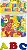 Brincando com Letras 62 Peças Solapa Brinquedo Pedagógico Multicolorido - Pais e Filhos - Imagem 1