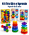 Trio Gira e Aprende Kit 3 Brinquedos Educativos Trabalha Movimento Atenção e Coordenação Motora - Imagem 1