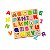 Encaixando e Aprendendo Alfabeto 26 Letras Coloridas MDF - GGB Brinquedos - Imagem 2