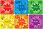 Brincando com as Cores 30 Peças 6 Quebra Cabeças - GGB Brinquedos - Imagem 3