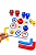 Chave Certa Jogo de Encaixe com Chaves Cores e Tamanhos - Alternativa 3D - Imagem 3