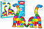 Dino Gigante Quebra Cabeça Alfabeto e Números 26 Peças 50x32 cm - GGB Brinquedos - Imagem 1