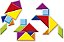 Tangram 100 Figuras para Montar - GGB Brinquedos - Imagem 2