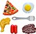 Frigideira Fast Food com Comidinhas Faz de Conta - Pais e Filhos - Imagem 2