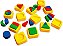 Jogo Multiformas de Encaixe Colorido 36 Peças Mundo Curioso - GGB Brinquedos - Imagem 4