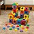 Blocos Divertidos Mundo Curioso 100 Peças - GGB Brinquedos - Imagem 7