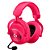 Headset Gamer Sem Fio Logitech PRO X 2 Lightspeed Bluetooth P3 USB Magenta - 981-001274 - Imagem 2
