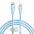 Cabo Baseus Jelly Liquid Silica Gel Fast Charging USB-C | Lightning 1.2M (CAGD020003) - Imagem 1