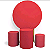 VERMELHO LISO - PACOTE 2 - Imagem 2