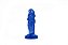 Plug Tertuliano com Corpo Ondulado  12 cm x 3 cm Azul - Imagem 1