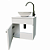 Gabinete de Banheiro 44cm com Cuba para Lavabo Armário Suspenso - Imagem 5