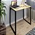 Mesa Escritório Escrivaninha Office Estilo Industrial Ripado - Imagem 3