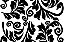 Adesivo Contact Arabesco Preto 10 Metros x 45cm - Imagem 1
