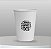 Copo de Papel 80ml Personalizado Branco - Imagem 1