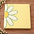 Bloco de Anotações Perfumado Margarida 10x10 cm - Imagem 2