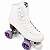 Patins Adventure Branco c/ Roda Lilás - Imagem 2