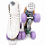 Patins Adventure Branco c/ Roda Lilás - Imagem 5