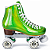 Patins Adventure - Esmeralda c/ Roda Branca - Imagem 1