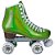 Patins Adventure - Esmeralda c/ Roda Branca - Imagem 1
