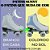 Patins Adventure - Sunny Xtreme Azul c/ Roda Branca - Imagem 3