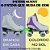 Patins Adventure - Sunny Xtreme Lilás c/ Roda Branca - Imagem 3