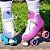 Patins Adventure Xtreme Lazer - Sunny Azul e Lilás - Imagem 5