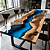 River Table Azure Dreams - 2,40m x 0,90m - Imagem 1