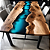 River Table Blue Lagoon - 1,80m x 1,00m - Imagem 1