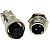 10x Pares Conector Mike GX12 Circular Macho E Fêmea - Imagem 1