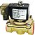 Válvula Solenoide 2 Vias Normal Fechada 1 Polegada 220v - Imagem 1