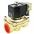 Válvula Solenoide 2 Vias Normal Fechada 1 Polegada 220v - Imagem 3