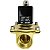 Válvula Solenoide 2 Vias Normal Fechada 1 Polegada 220v - Imagem 8