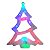 Luminária Árvore de Natal de Plástico LED Colorido 220V - 38190 - Imagem 2