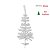 Árvore de Natal 90cm  Branca C/ 60 Galhos - Imagem 2