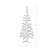 Árvore de Natal 90cm  Branca C/ 60 Galhos - Imagem 5