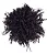 Afro Coque Preto Cabelo Puff Aplique Cacheado Orgânico - Imagem 4