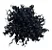 Afro Coque Preto Cabelo Puff Aplique Cacheado Orgânico - Imagem 3
