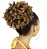 Afro Coque Preto Cabelo Puff Aplique Cacheado Orgânico - Imagem 6