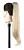 Liso Loiro Loira Cavalo Rabo 70 Cm Premium Aplique - Imagem 3