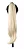 Liso Loiro Loira Cavalo Rabo 70 Cm Premium Aplique - Imagem 5