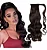 Cabelo Ondulado Castanho Escuro Rabo De Cavalo 150g Aplique - Imagem 5
