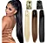 Cabelo Ondulado Castanho Escuro Rabo De Cavalo 150g Aplique - Imagem 6