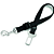 Adaptador Para Cinto De Segurança Amf Pet Preto P - Imagem 1