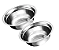 Kit 2 Tigela Bowl Inox Comedouro Pet Para Cães E Gatos - Imagem 1