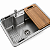 Cuba DocolMassima Aço Inox 64x44 cm com Acessórios - Imagem 2