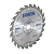 Lâmina Serra Circular Irwin 184mm 24 Dentes p/ Madeira com Anel Redutor - Imagem 3